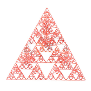 시에르핀스키 피라미드정삼각4단계(구성:2단계16ea)
