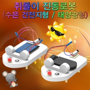 쥐돌이 진동로봇(수은건전지형/태양광형)-1인용/5인용